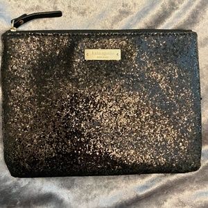 Kate Spade black glitter bag.